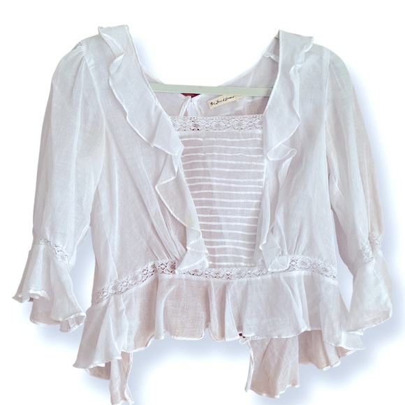 For Love And Lemons Tops - For Love and Lemons crop blouse